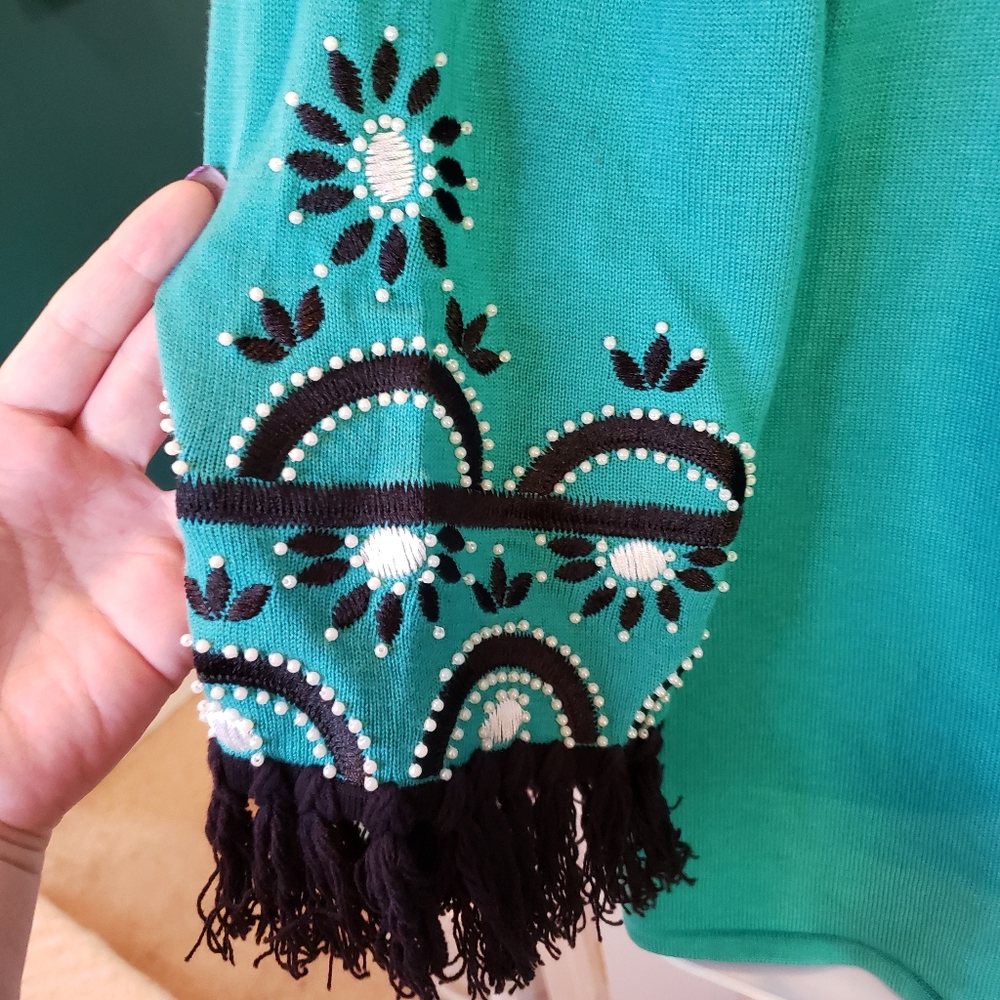 Bob Mackie Wearable Art Cardigan - image 3